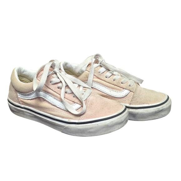 Vans Pink Off The Wall Old Skool Low Top Canvas Shoes - Picture 9 of 9